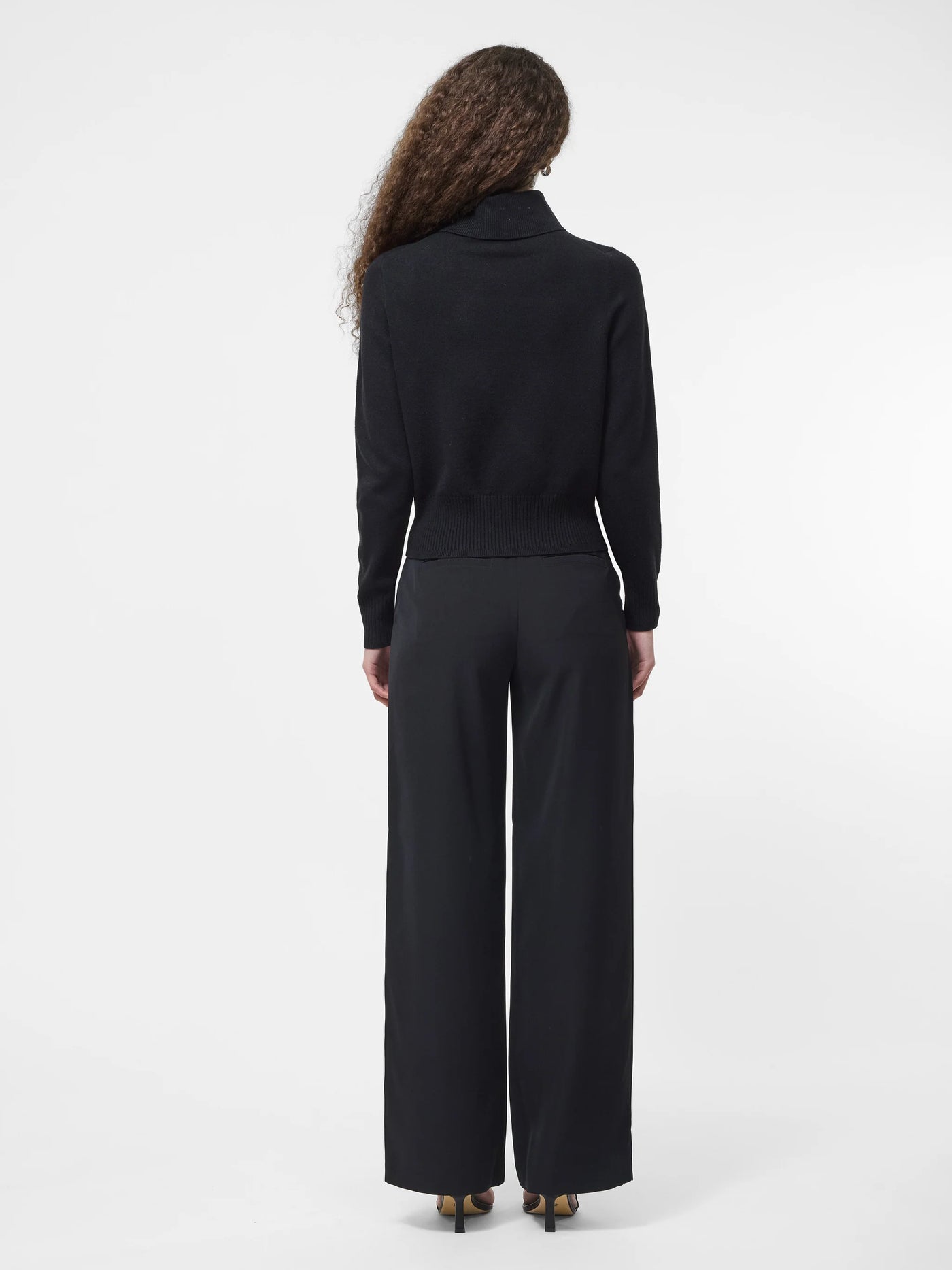 Babysoft Turtleneck Sweater in Black