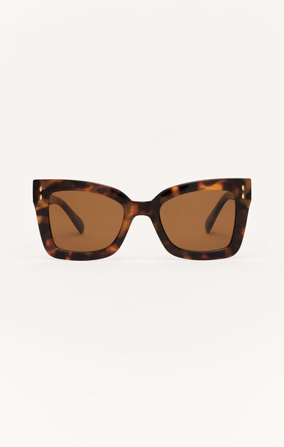 Confidential Sunglasses in Brown Tortoise