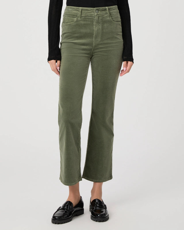 Courtney Flare Pant in Aloe Corduroy