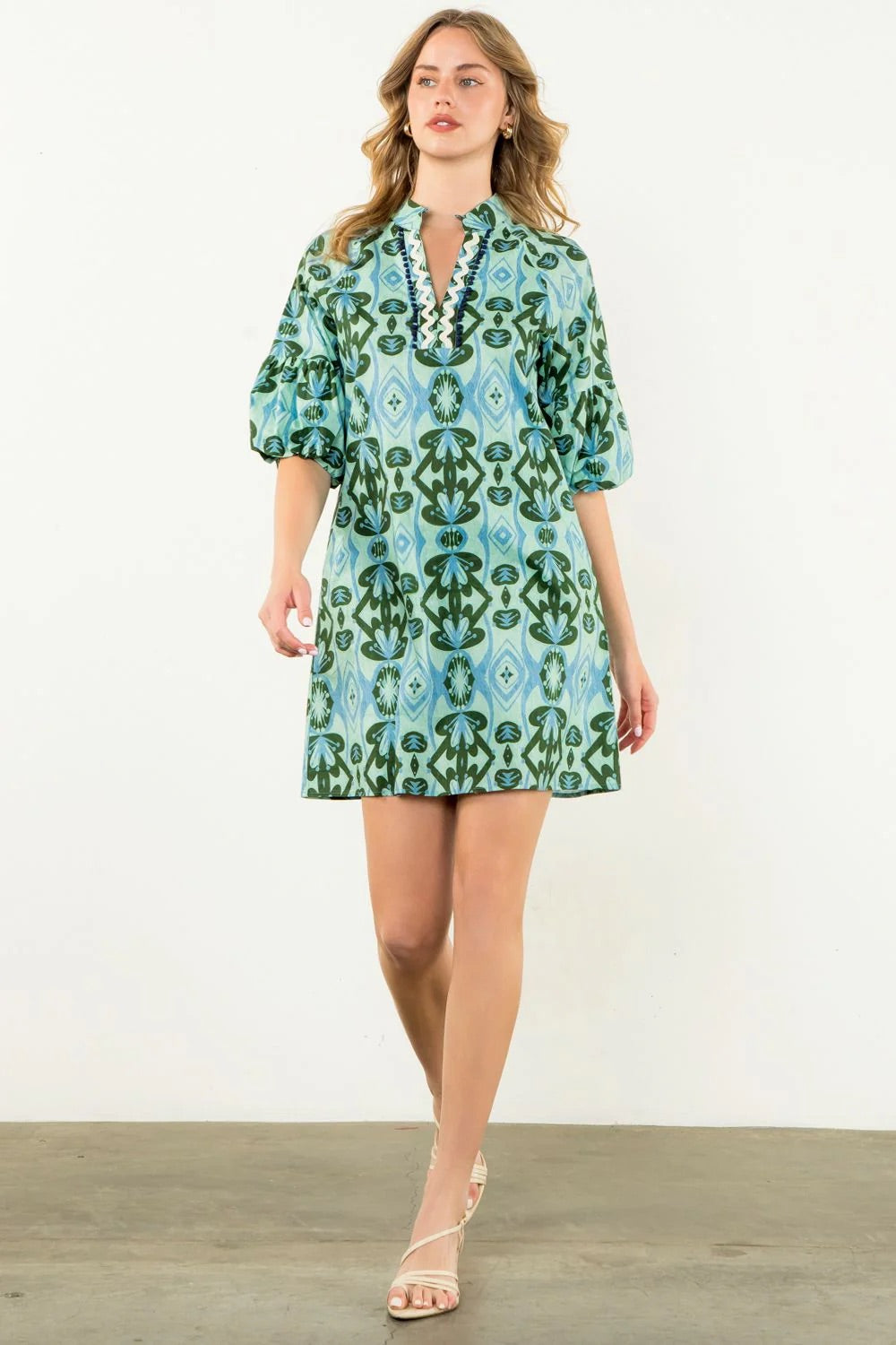 Lily Dress in Mint