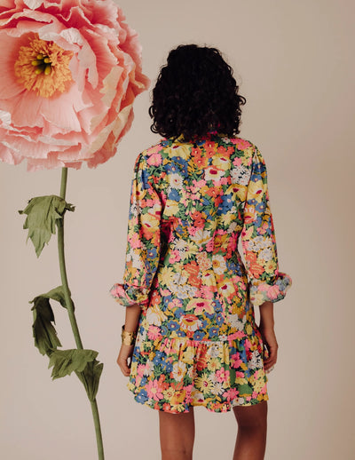 Liberty Fabric Marketa Dress in Lordethorpe