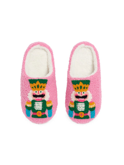 Nutcracker Slippers in Blush
