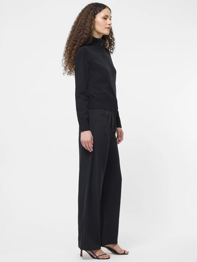 Babysoft Turtleneck Sweater in Black