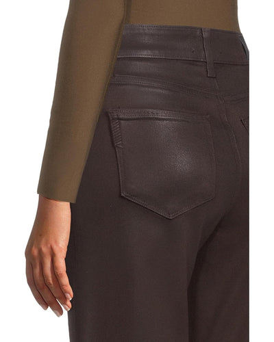 Anessa Wide Leg Jean in Chicory Coffee Luxe Coating