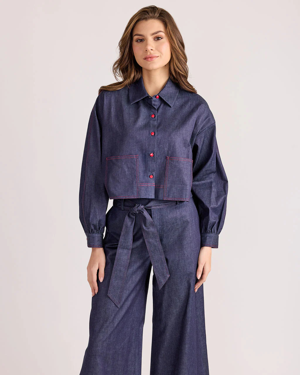 Mattie Top in Ink Blue