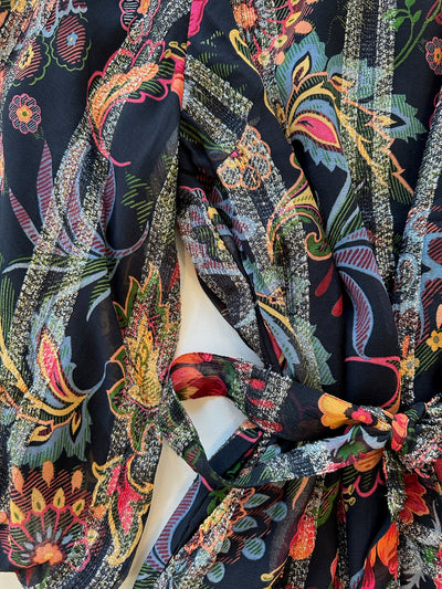 Mimi Mini Dress in Black Multi