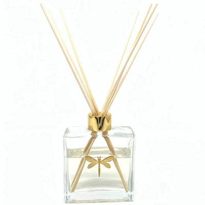 Gold Reed Diffuser in Currant + Geranium