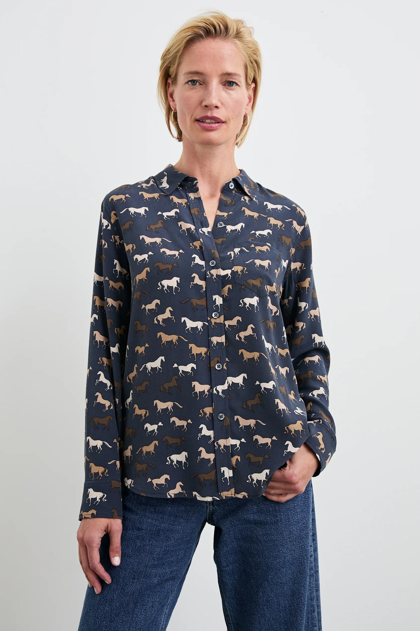 Kate Shirt in Horses