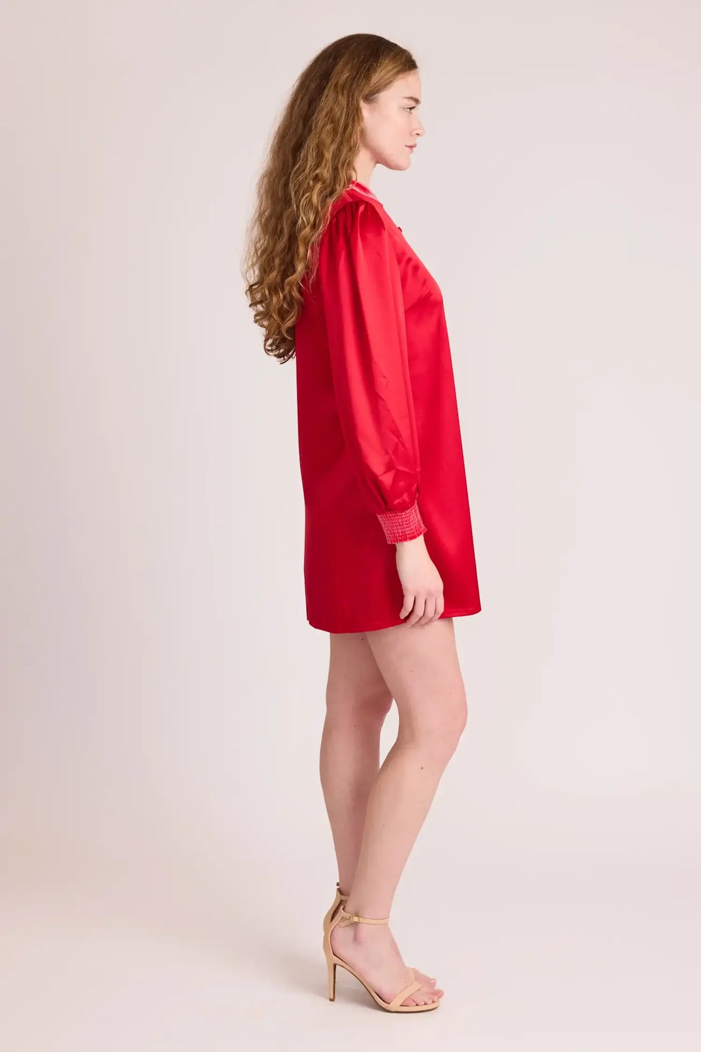 Normandy Dress in Lipstick