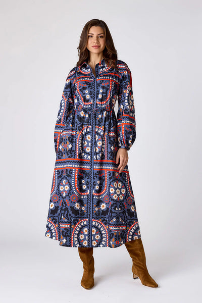 Lucille Dress in Western Craft