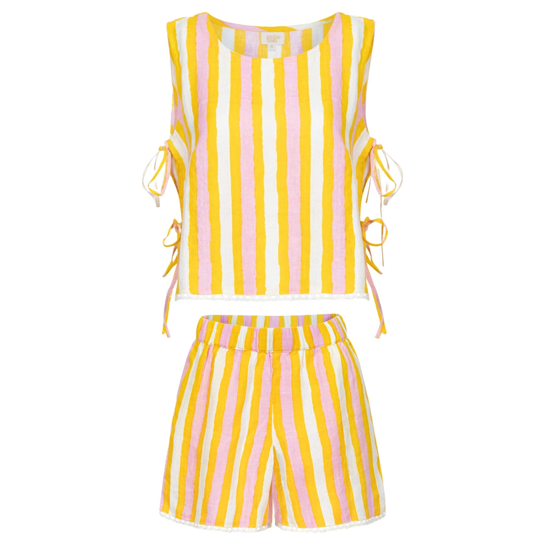 Sunkissed Striped Coco Tank in Multi