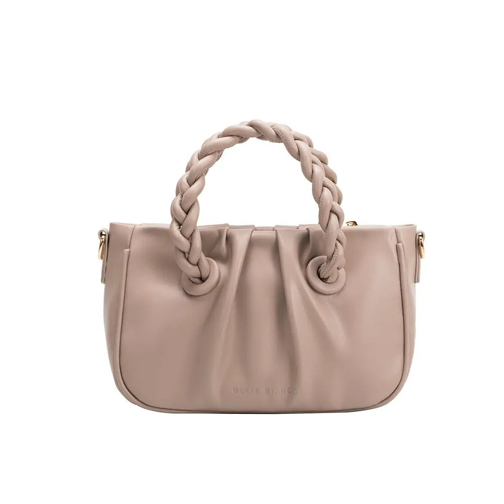 Gracelyn Vegan Crossbody Bag in Nude