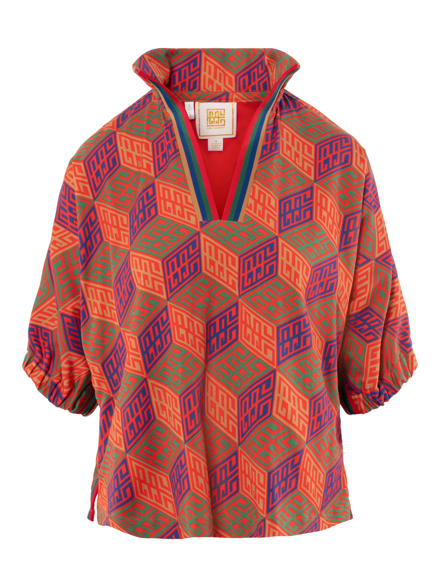 Poppy Top in Vintage Monogram