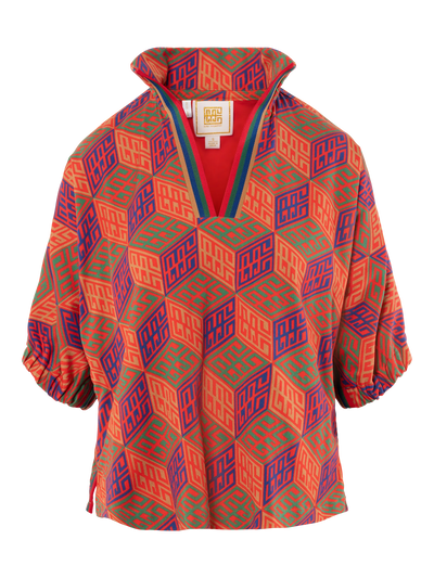 Poppy Top in Vintage Monogram