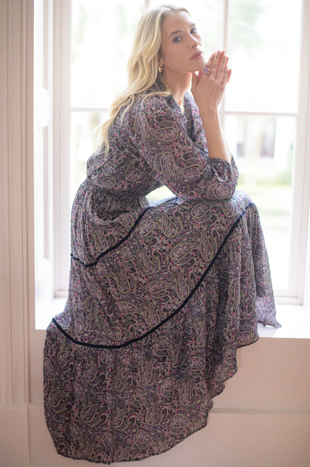 Hallie Dress in Paisley