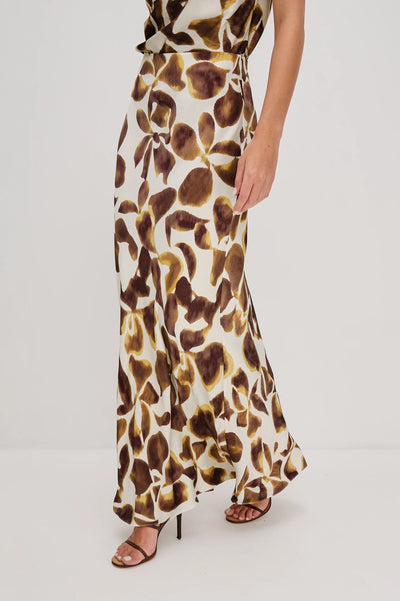 Romina Skirt in Espresso Lily