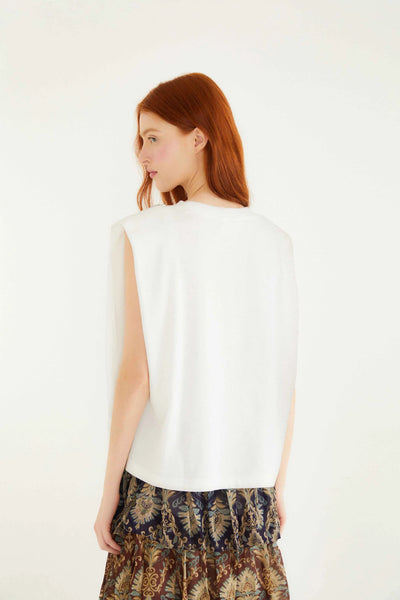 Sparkling Tee in Off-White