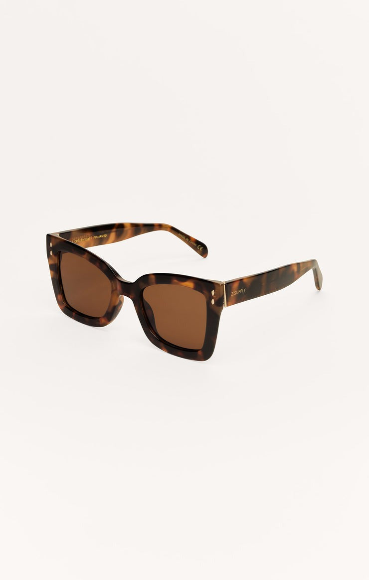Confidential Sunglasses in Brown Tortoise