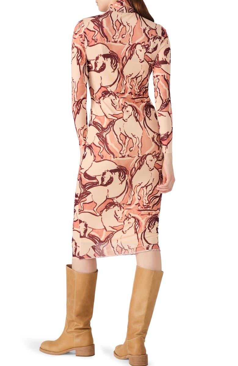 Vivienne Dress in Horse Print