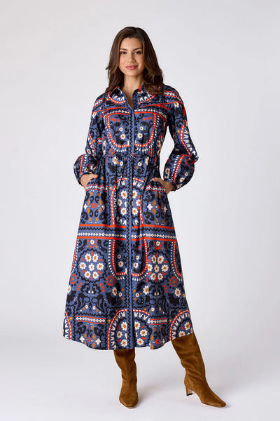 Lucille Dress in Western Craft