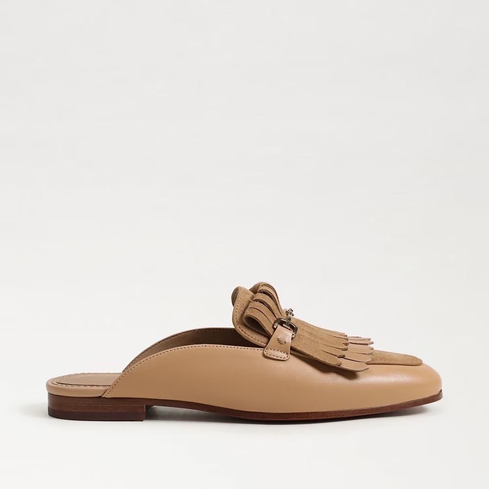 Lainey Bit Mule in French Sand Leather