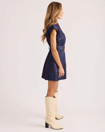 Suzie Dress in Ink Blue