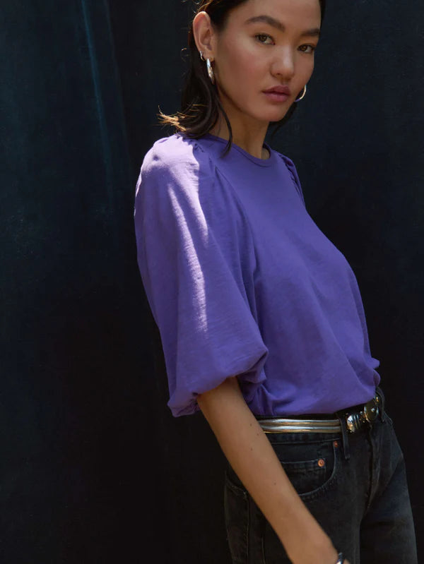 Evita Top in Bright Violet