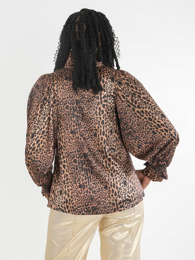 Charlotte Top in Lady Leopard