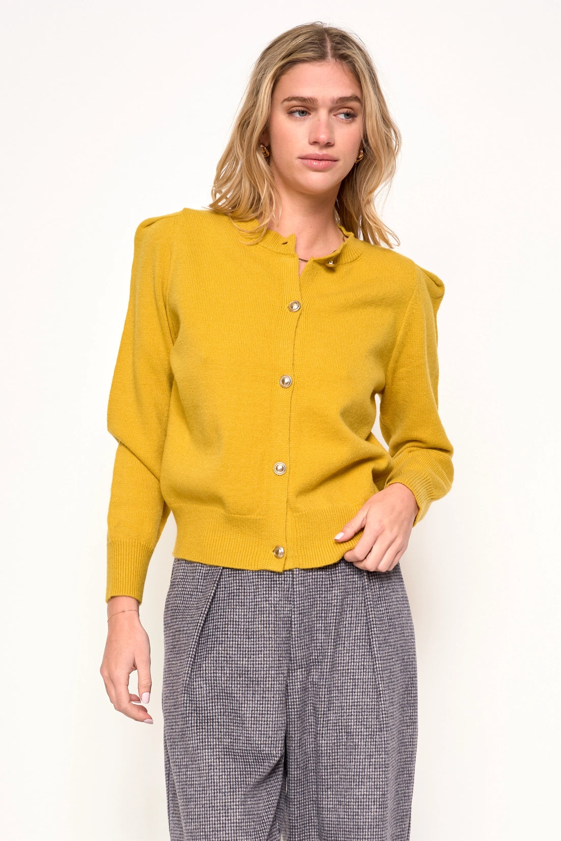 Juliet Cardigan in Mustard