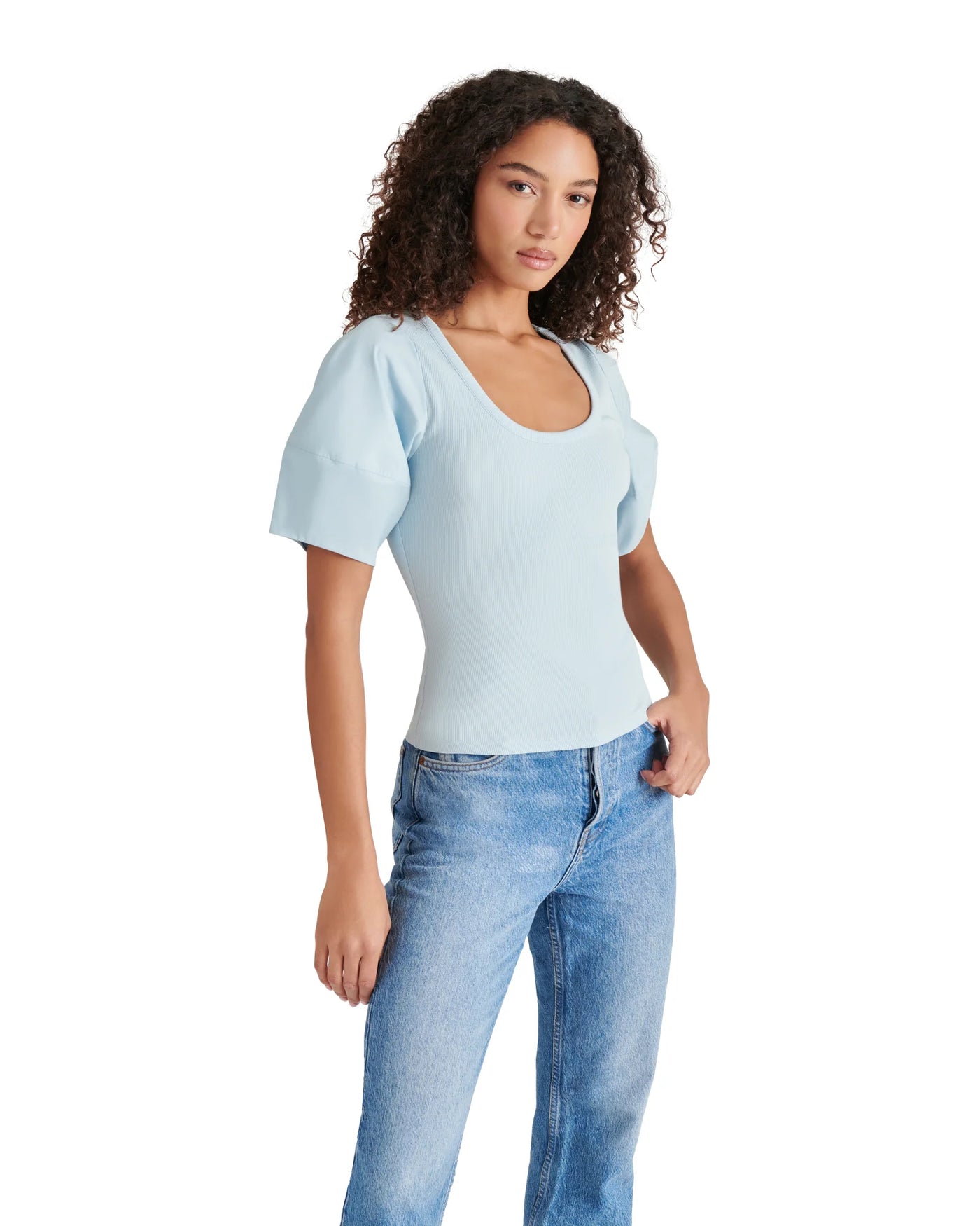 Valetta Top in Sky Blue