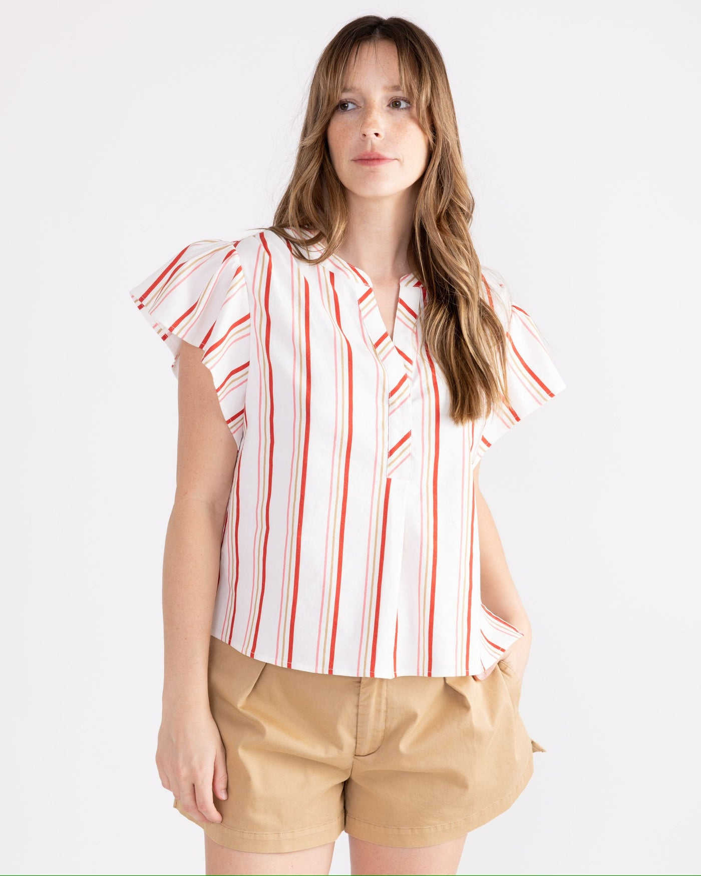 Tara Top In Breakers Stripe