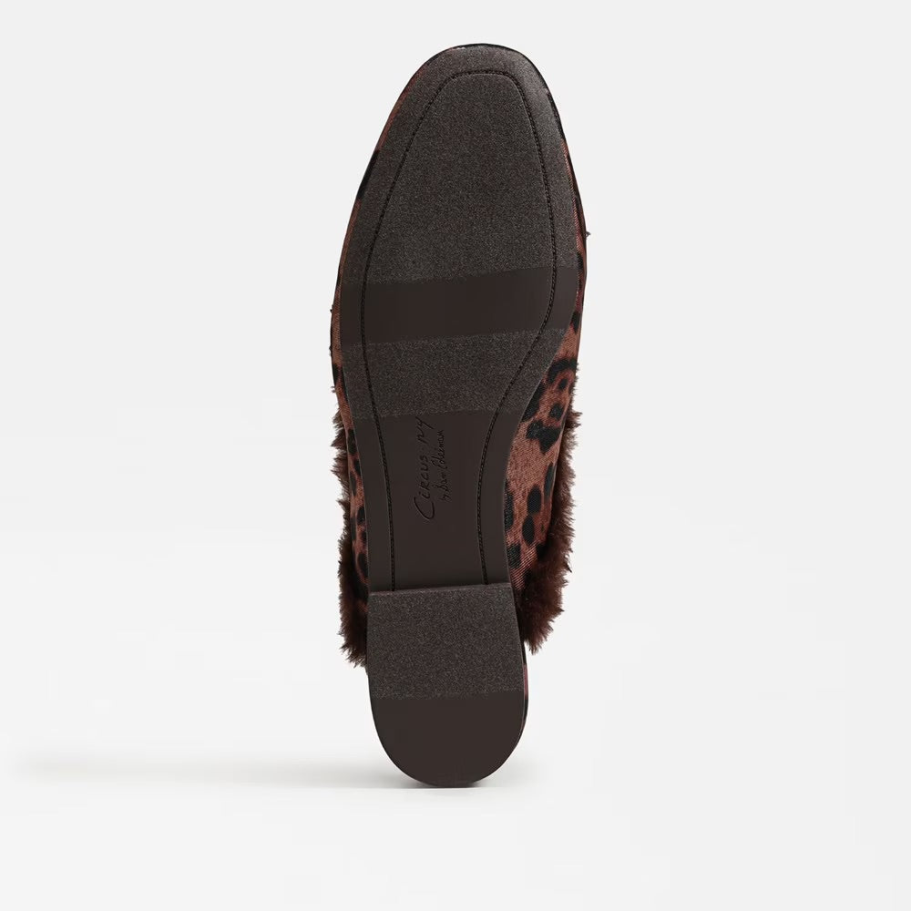 Tillie Cozy Mule in Leopard Print