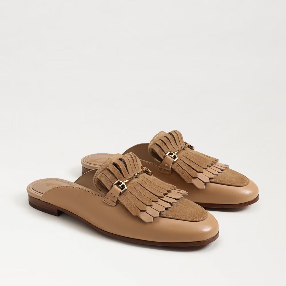 Lainey Bit Mule in French Sand Leather