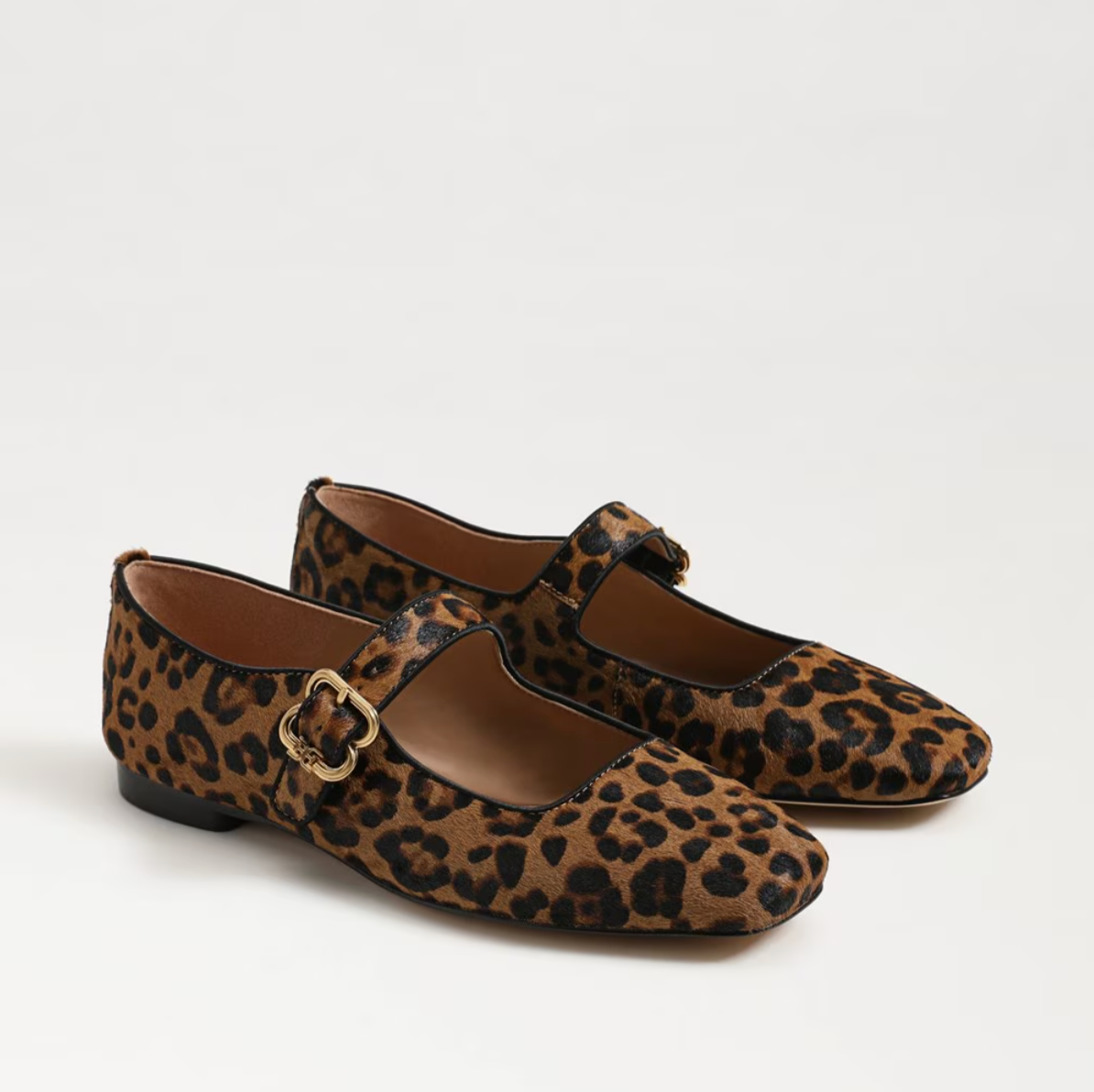 Michaela Mary Jane Flat in Leopard