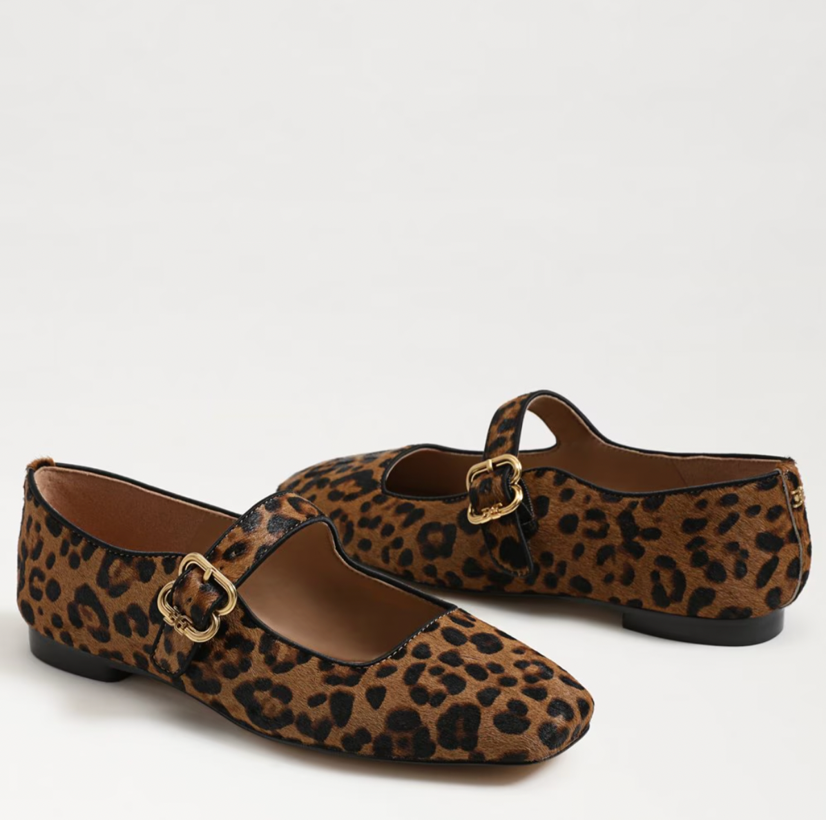 Michaela Mary Jane Flat in Leopard