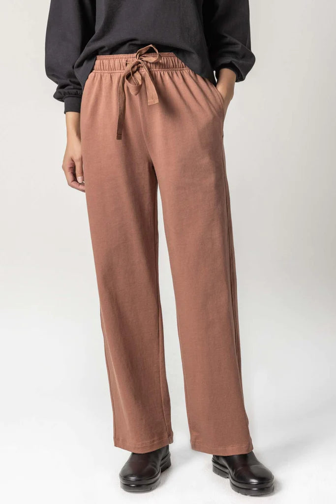 Drawcord Pants in Clove