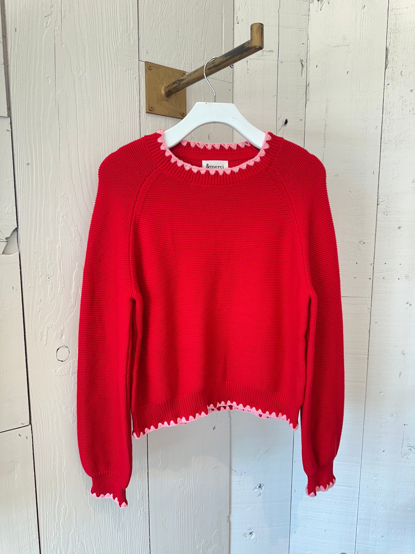 Suzie Sweater in Red/Pink