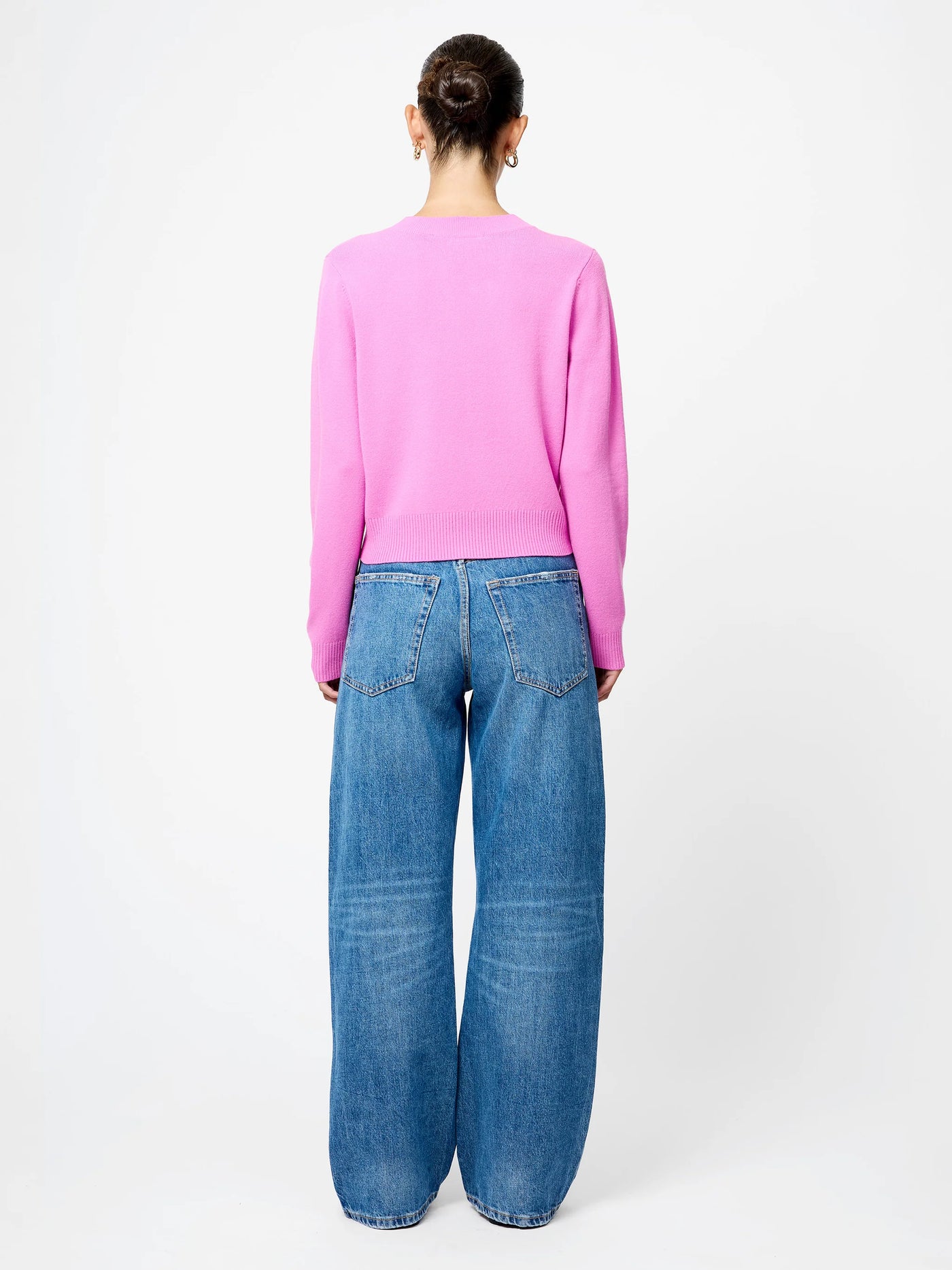 Babysoft Crew Neck Sweater in Taffy Pink