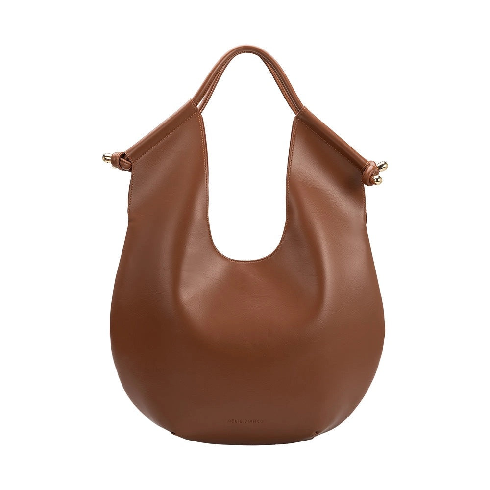 Tracy Saddle Shoulder Bag in Chestnut