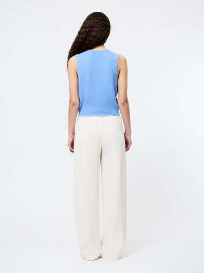 Cosysoft Knit Vest in Thistle Blue