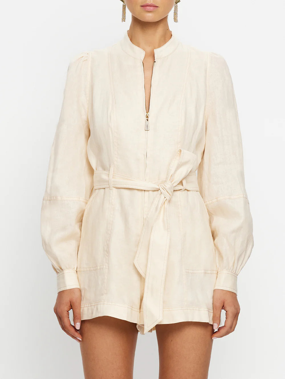 Ada Playsuit in Cream