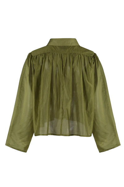 The Long Sleeve Hayden Shirt in Olive