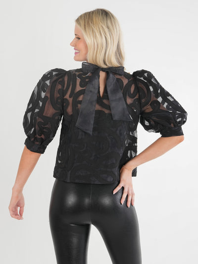 Bella Top in Joy Black