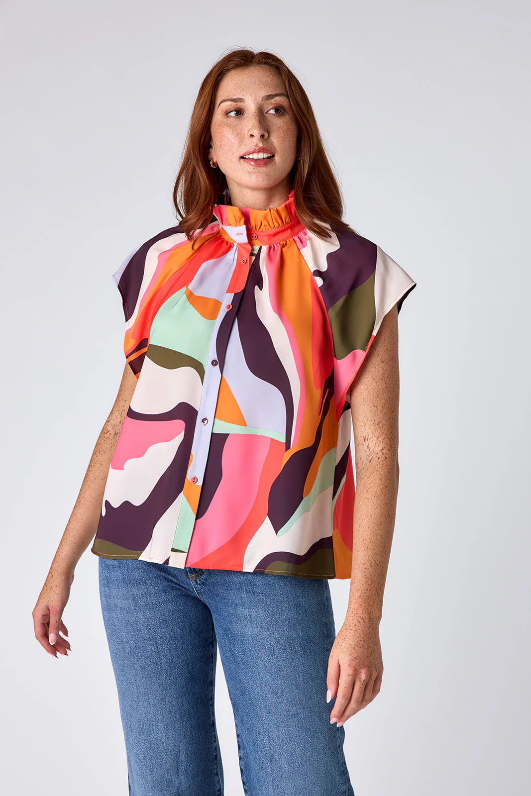 Billie Blouse in Rocky Top