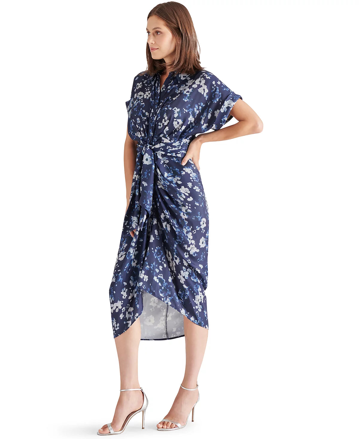 Tori Dress in Floral Indigo