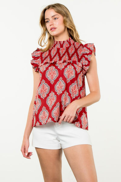 Megan Top in Red