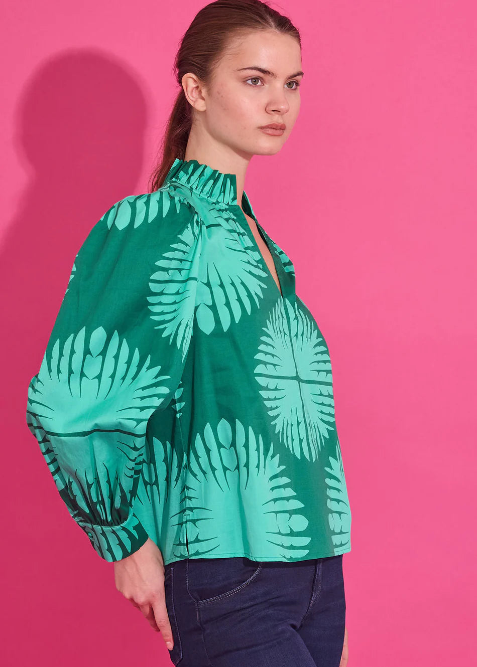 Phoebe Top in Palm Royale
