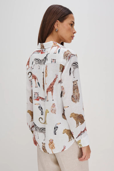 Charli Shirt in Jungle Animals