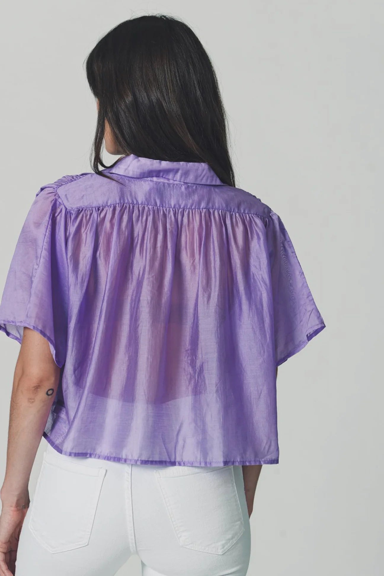 The Hayden Shirt in Lilac