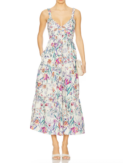 Eliora Dress in Multi Floral
